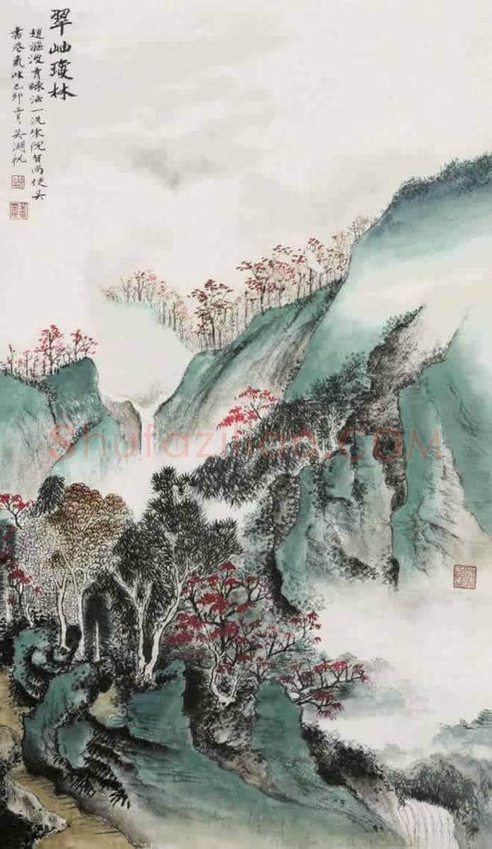 吴湖帆山水画,雅腴灵秀、清韵缜丽 | 书画文摘