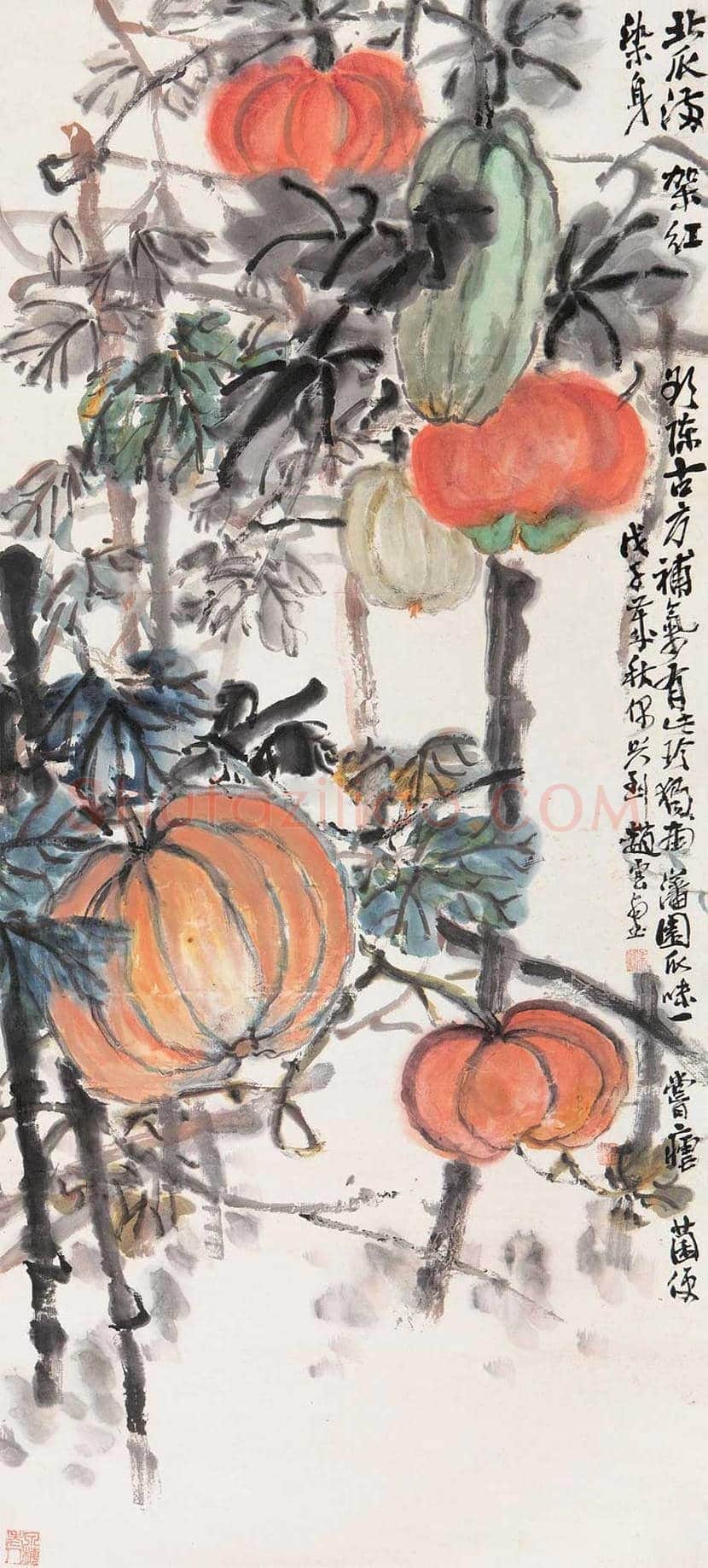 赵云壑花鸟画欣赏 | 书画资料