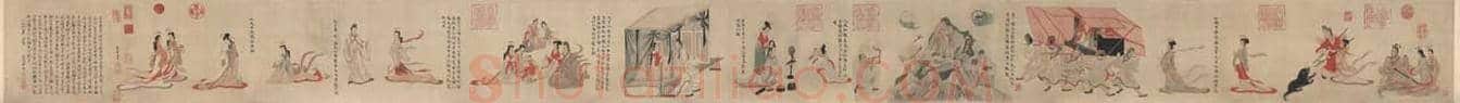 于非闇摹顾恺之《女史人物卷》图赏 | 传世国画赏析