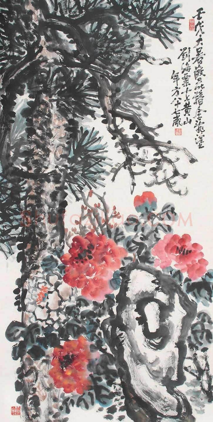 刘海粟花鸟画欣赏 | 书画资料