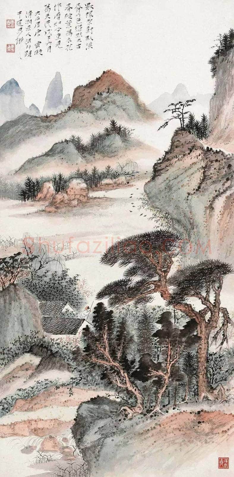 唐云山水画作品欣赏 | 书画讲解