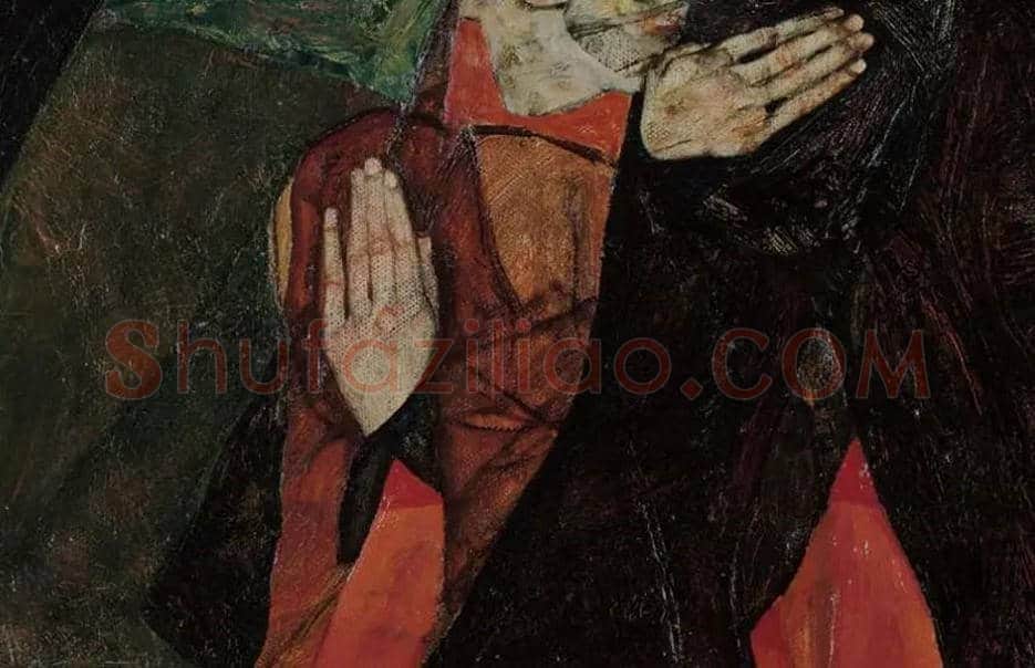 埃贡·席勒《红衣主教和修女》欣赏 | 书画知识