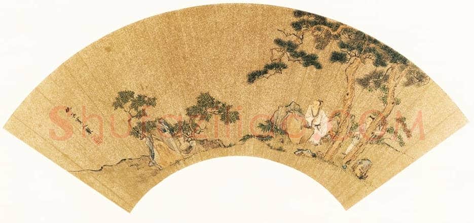 仇英扇面作品图赏 | 传世国画赏析