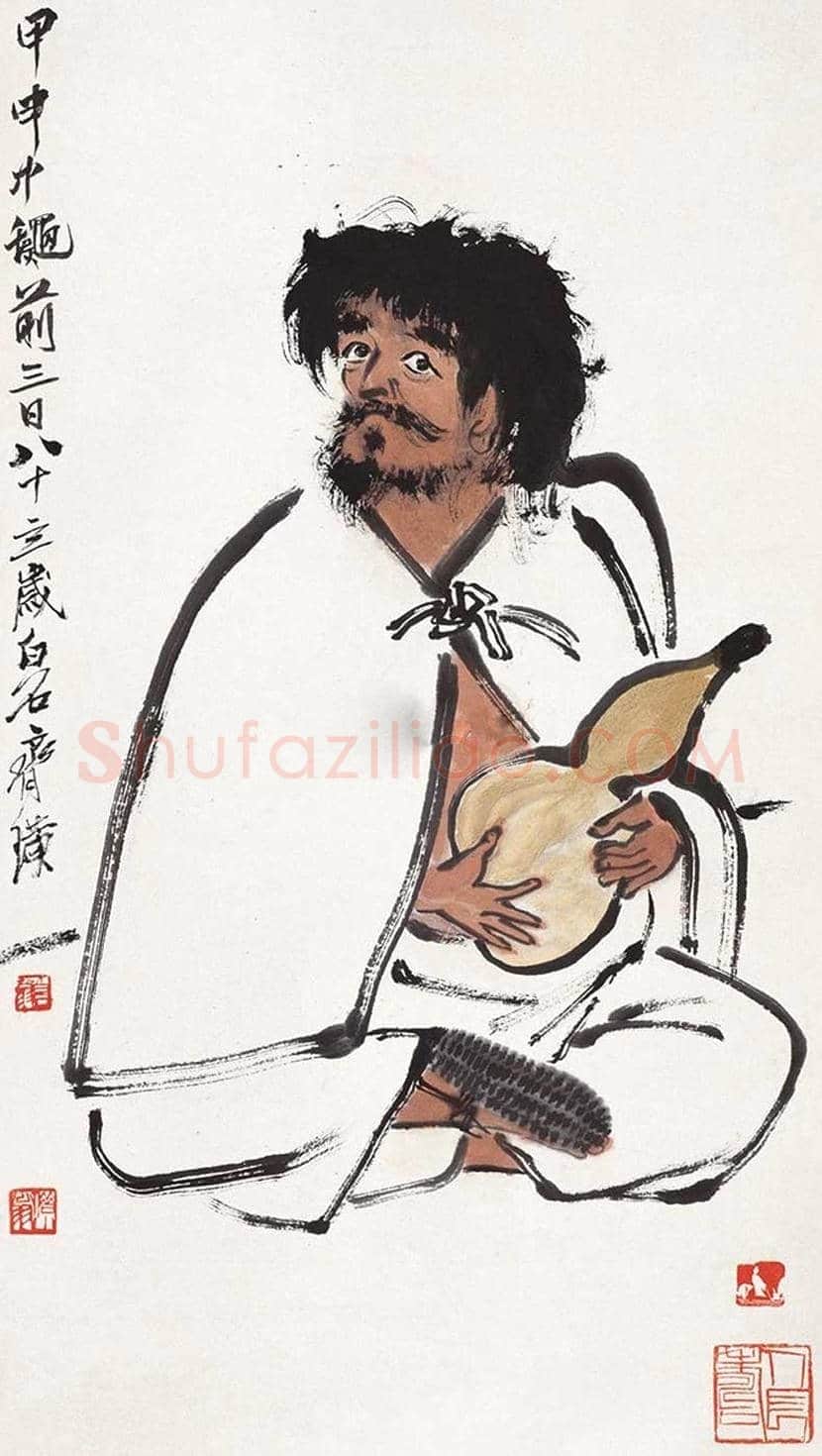 齐白石笔下的铁拐李欣赏 | 书画文摘
