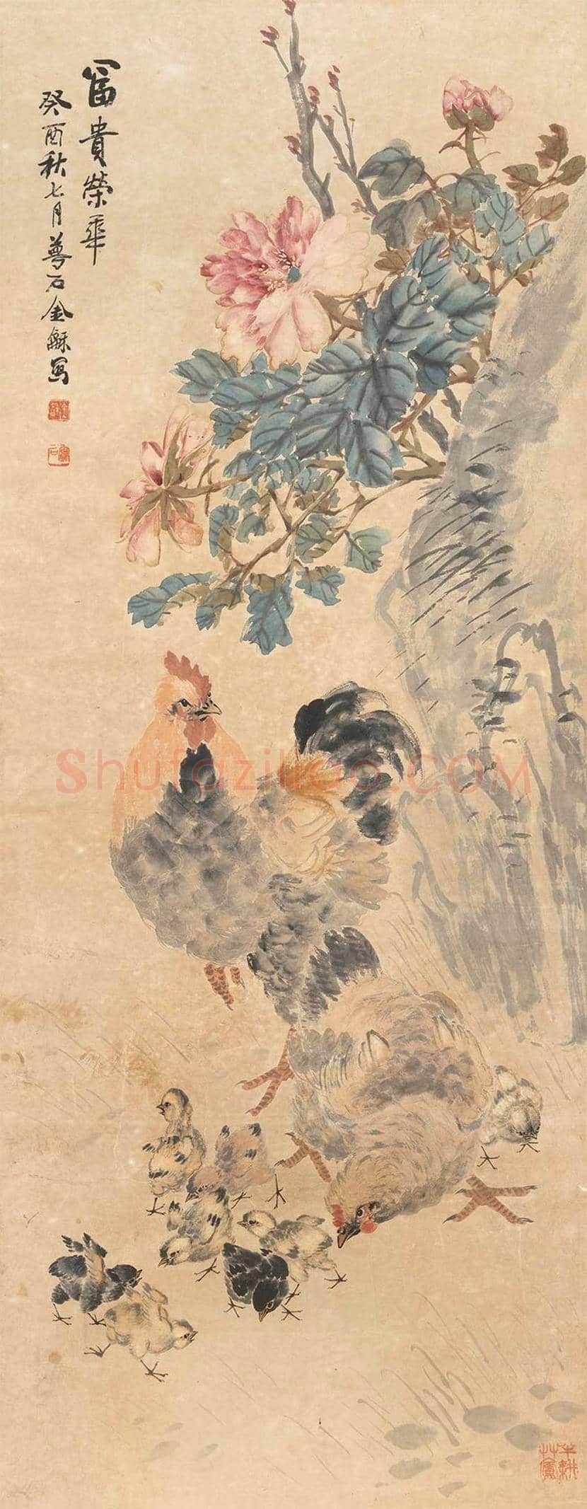 金梦石花鸟画欣赏 | 书画讲解