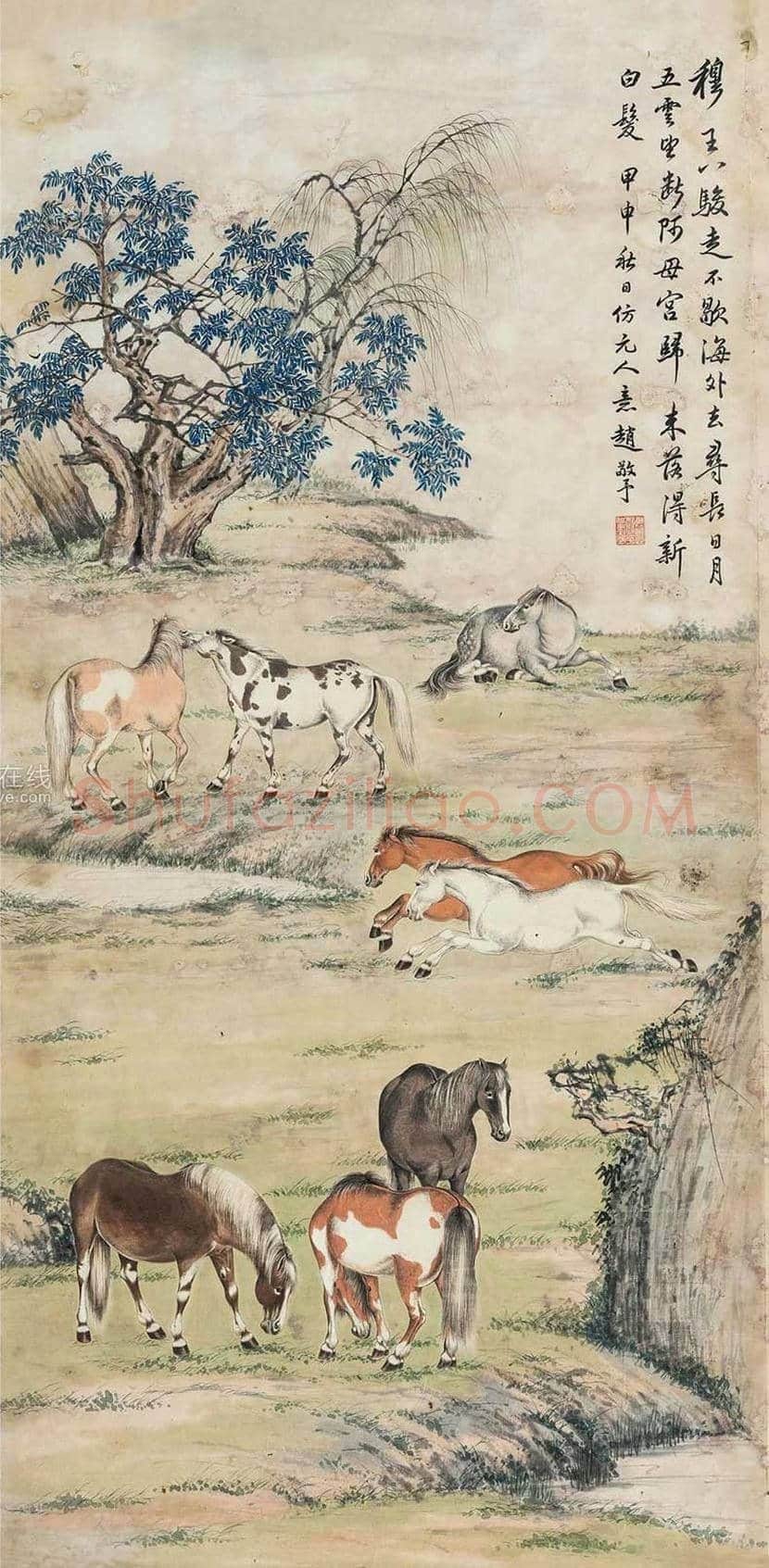赵敬予作品欣赏，不愧为海派名家！ | 书画科普