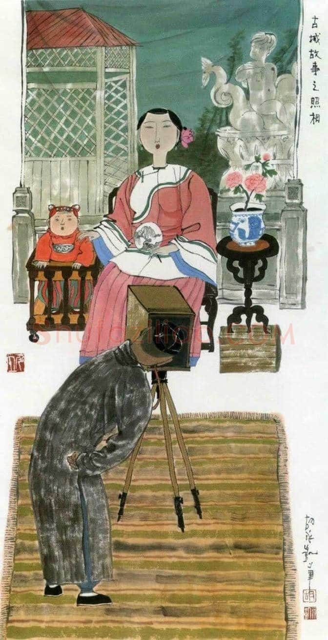 胡永凯中国风味女性人物国画欣赏 | 书画资料