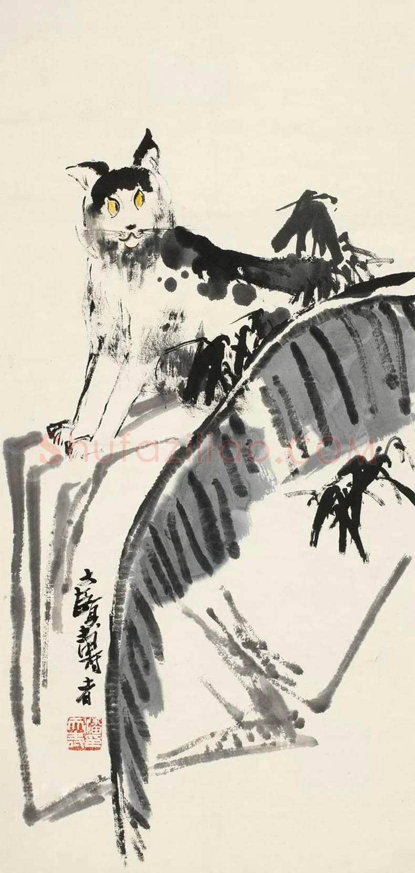 名家画猫作品欣赏 | 书画文摘