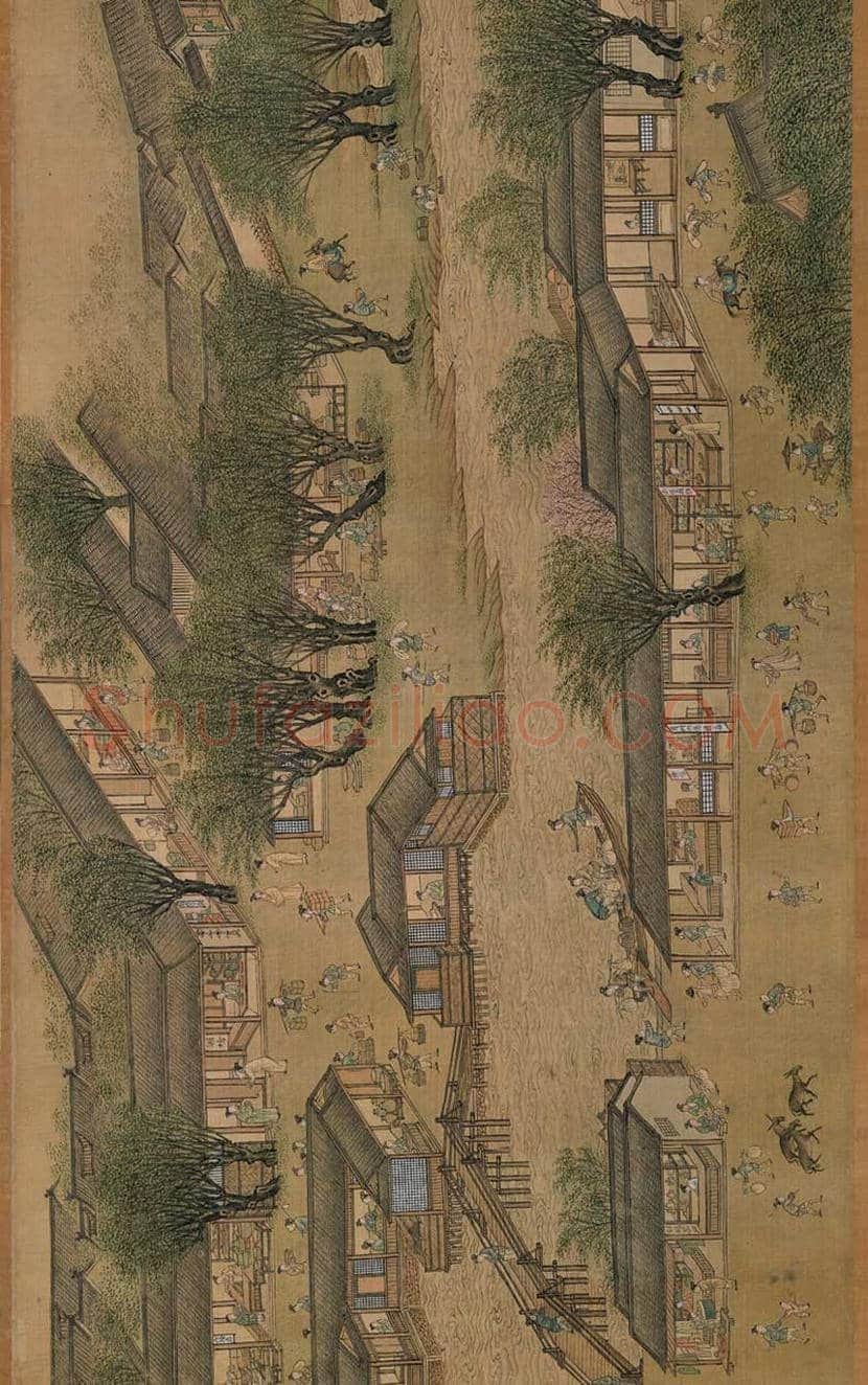 仇英《清明上河图》 欣赏 | 著名国画图片