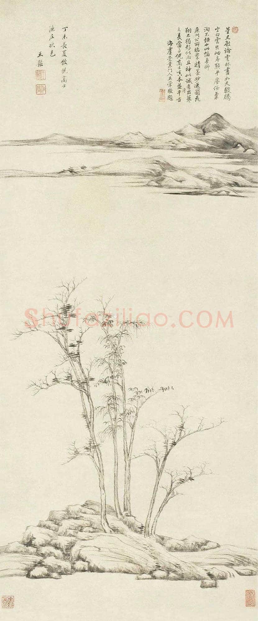 王鉴山水画价格,多少钱一平尺? | 书画讲解