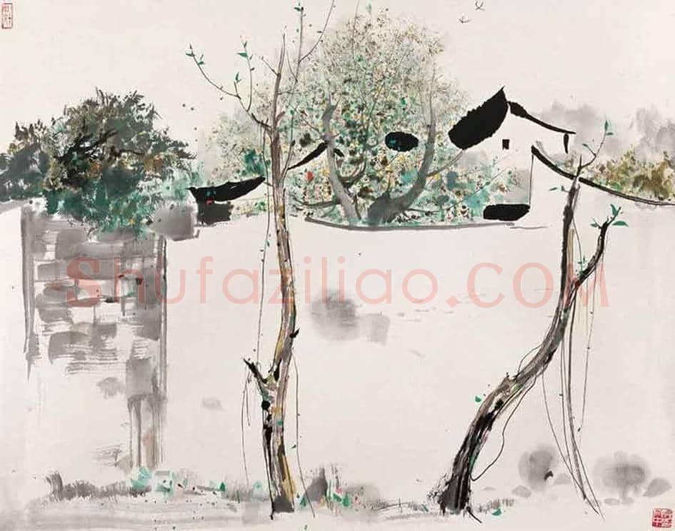 吴冠中，画不尽的江南人家 ! | 书画文摘
