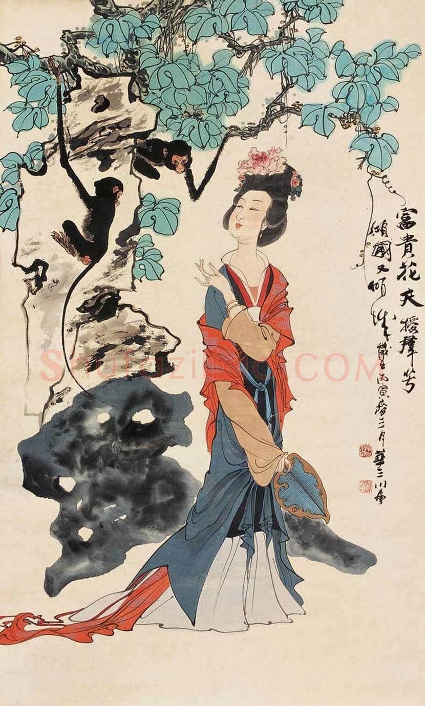 华三川工笔仕女作品欣赏 | 书画科普