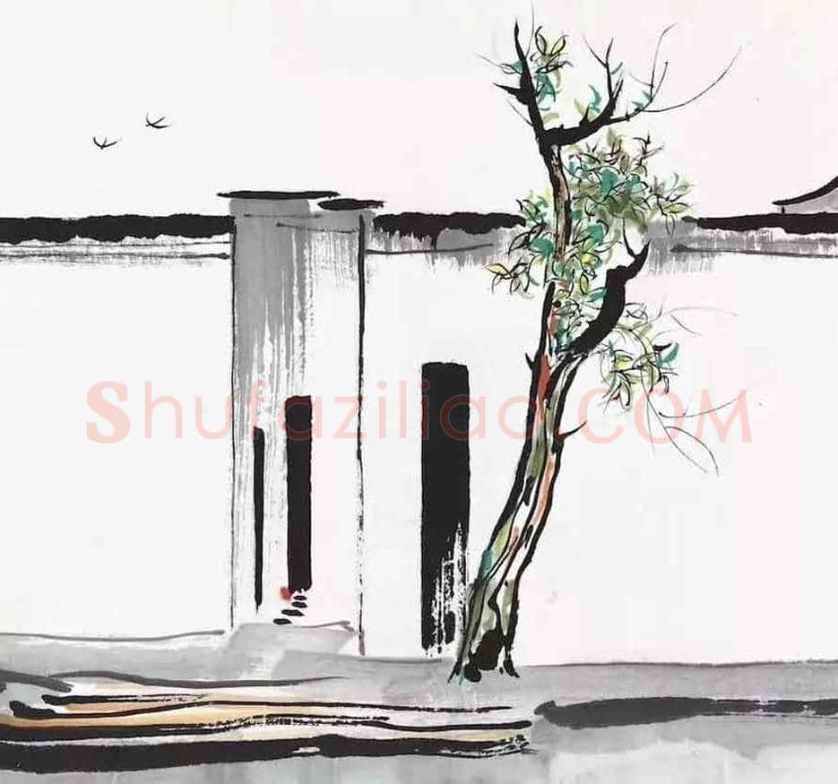 吴冠中作品《双燕》欣赏 | 书画常识