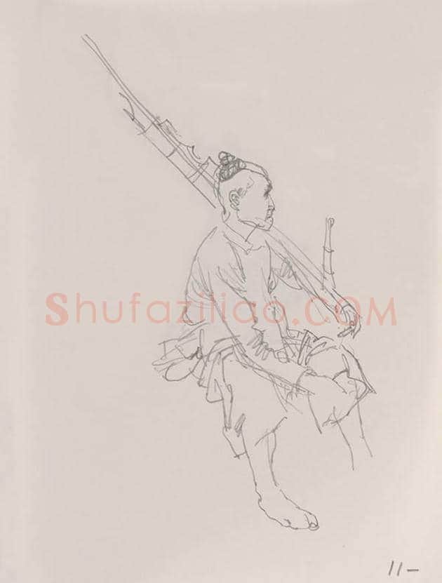何家英速写集高清图片 | 书画资料