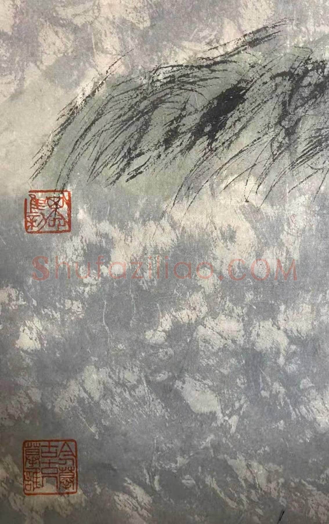 傅抱石《屈原先生小像》,首度面世 | 国画作品