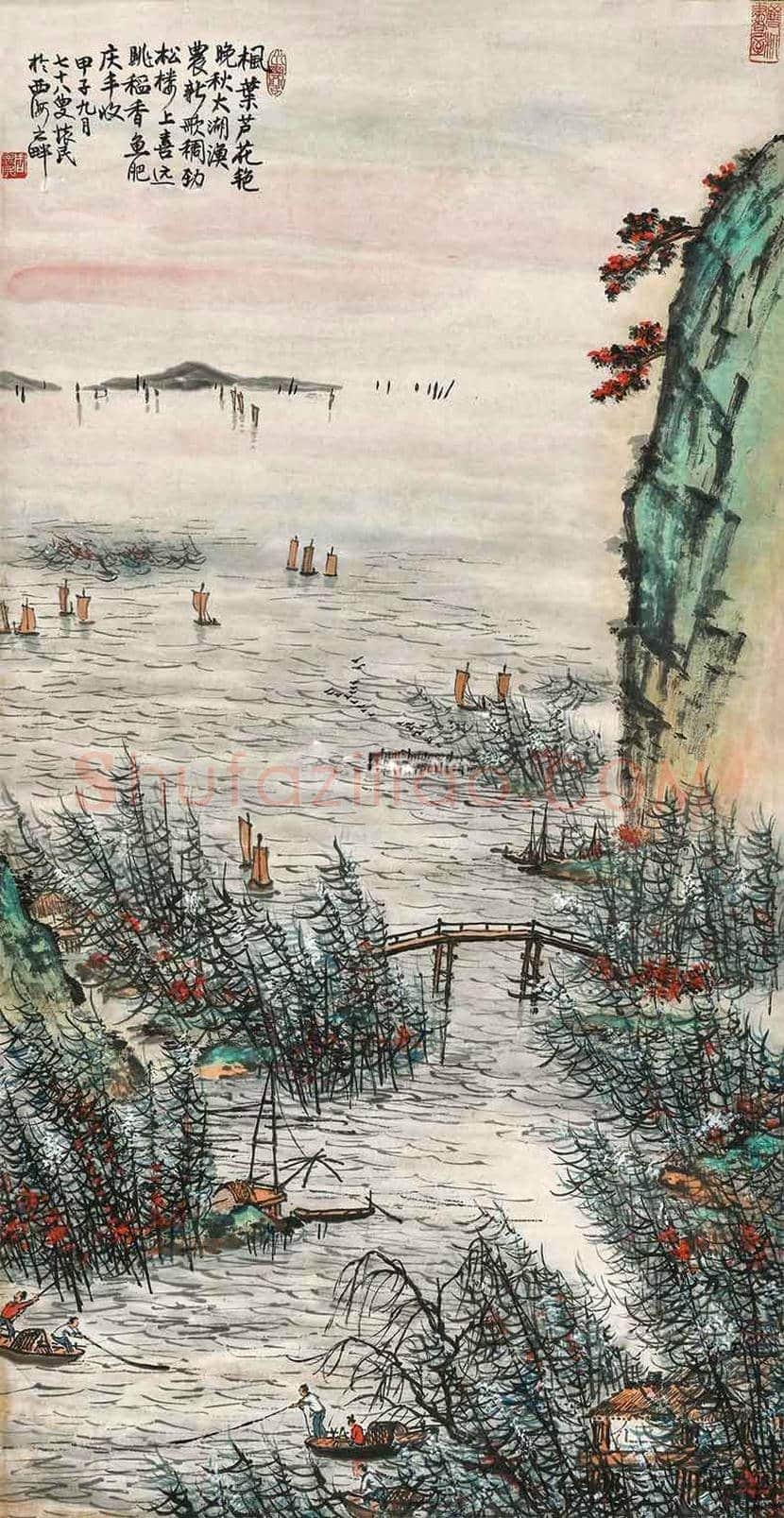 周怀民山水画作品欣赏 | 书画科普