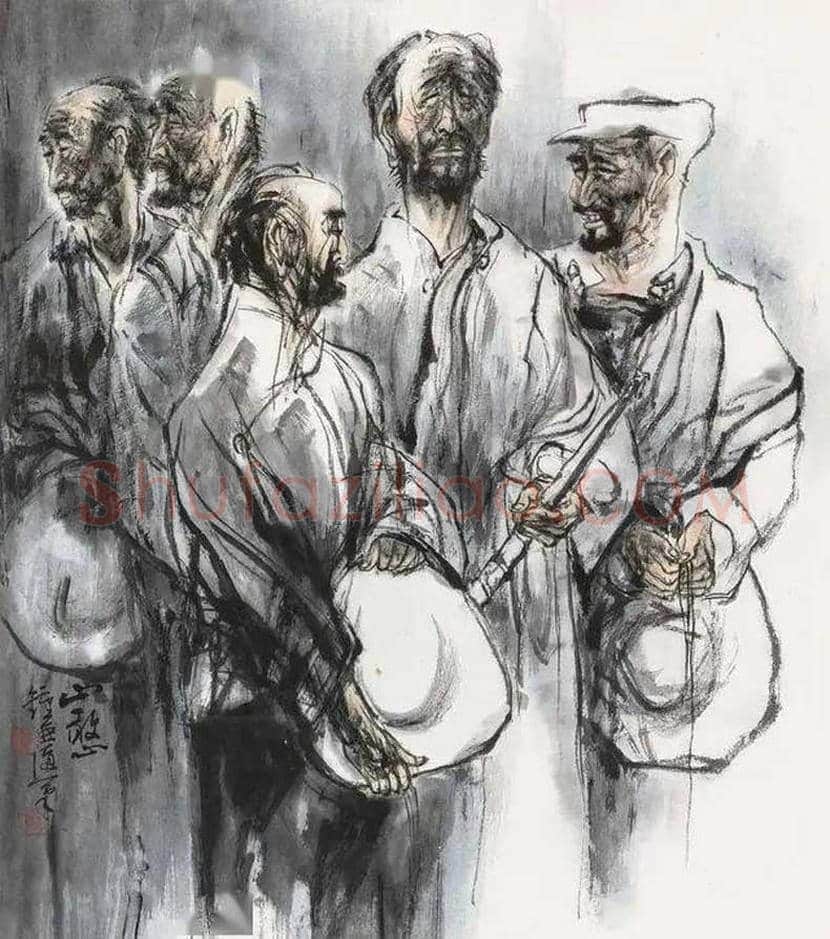 钟增亚人物画欣赏 | 书画常识