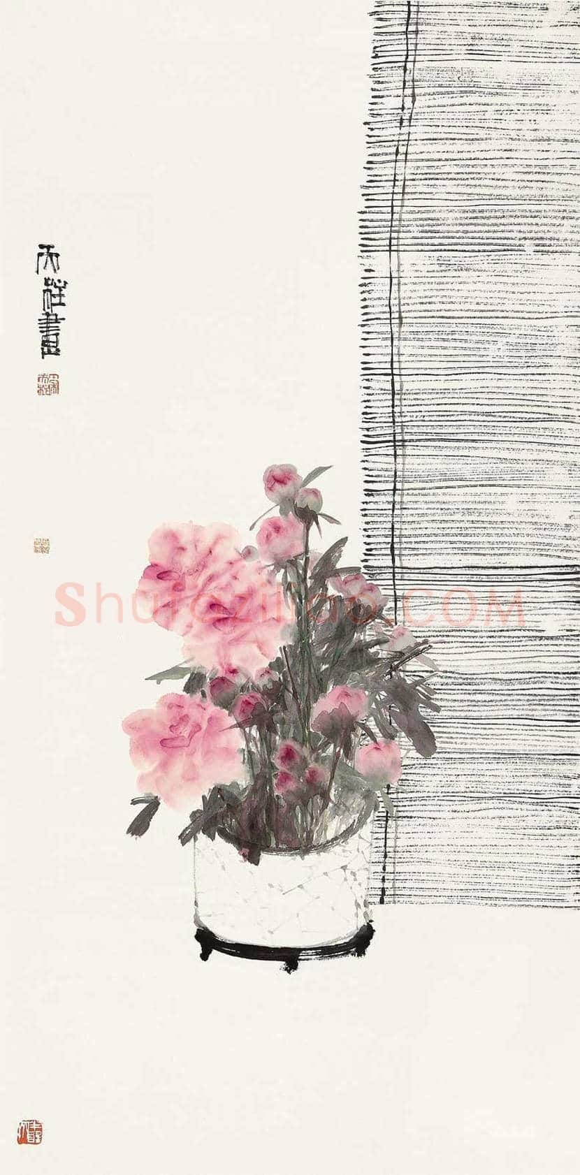 秦天柱花鸟画作品欣赏 | 书画学堂