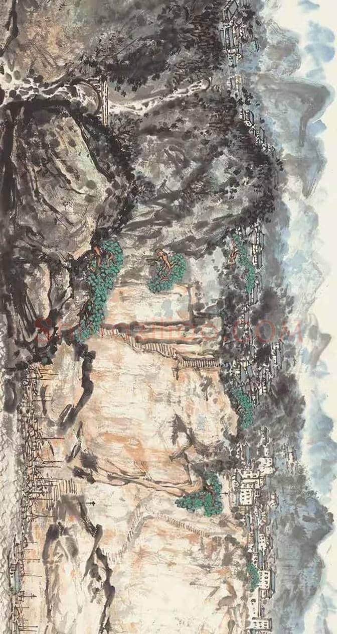 关山月江峡图卷，波澜壮阔！ | 书画讲解