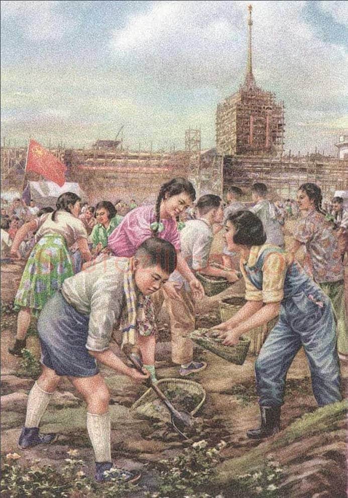 新中国年画上的工农兵形象 | 书画常识