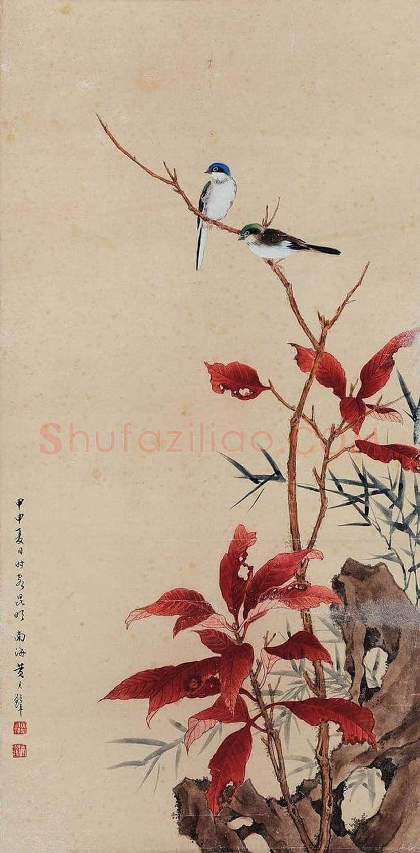 黄君璧花鸟画作品欣赏 | 书画文摘