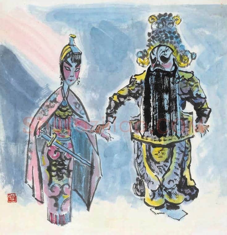 张仃水墨画作品欣赏 | 书画科普