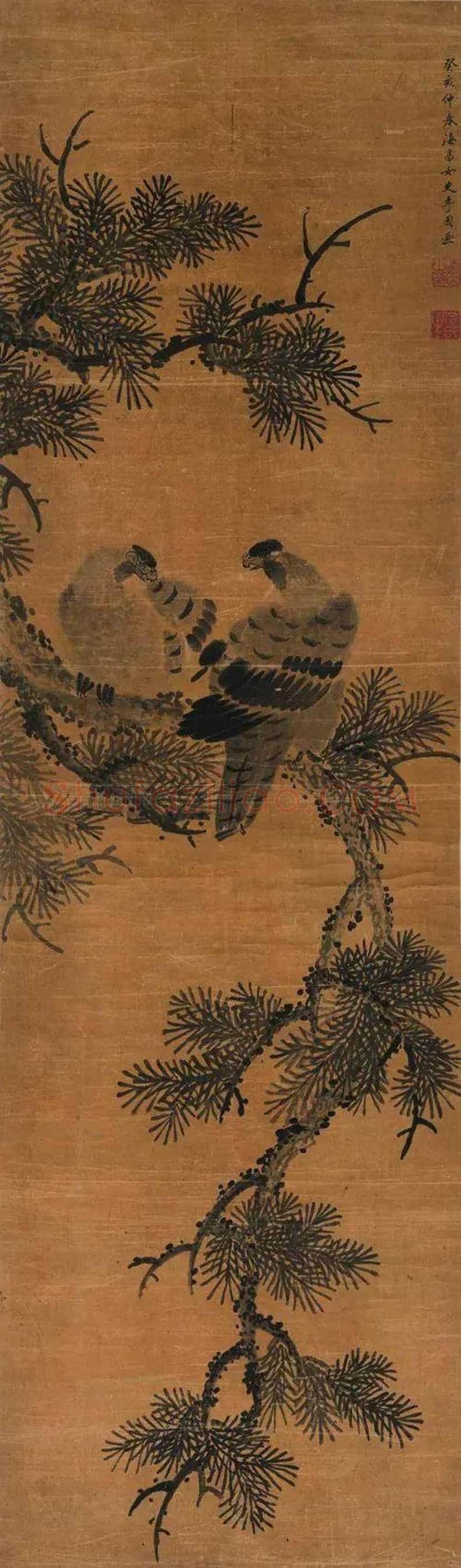 李因作品欣赏 | 书画资料