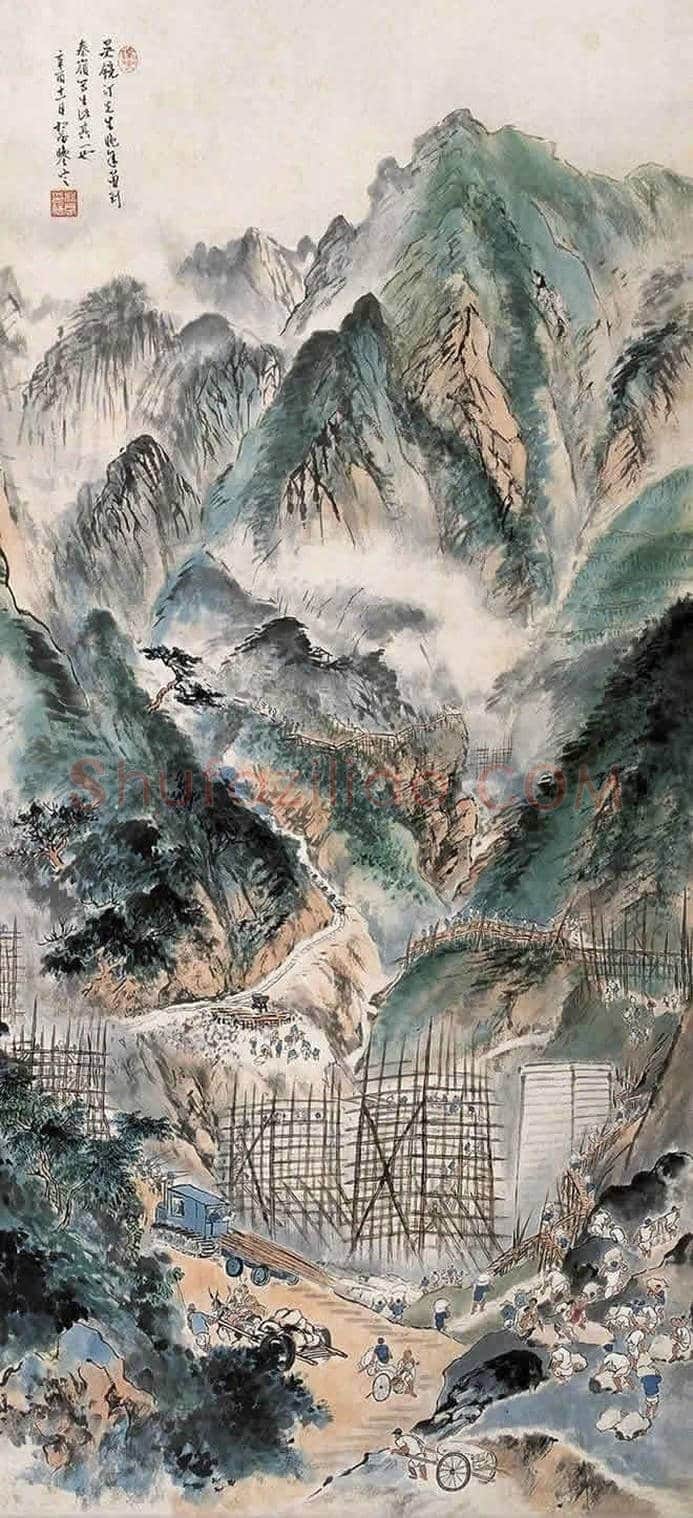 吴镜汀山水画欣赏 | 书画知识