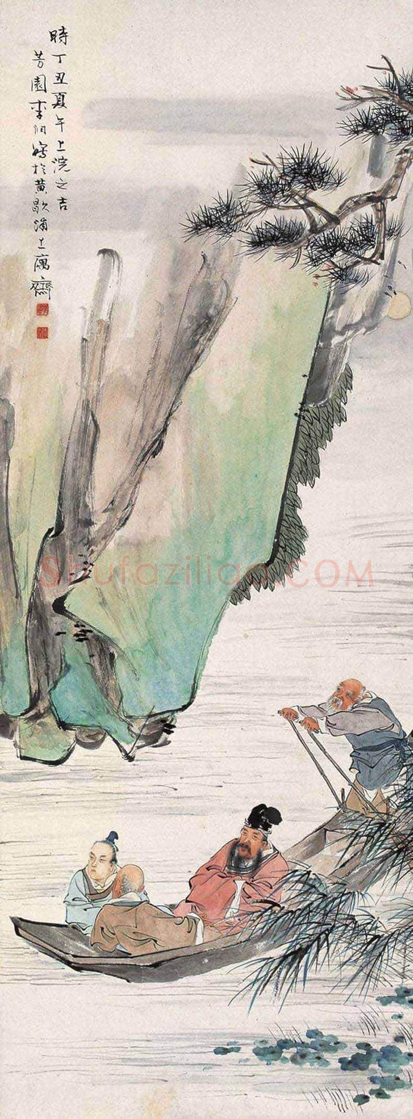 李芳园人物画作品欣赏 | 书画学堂