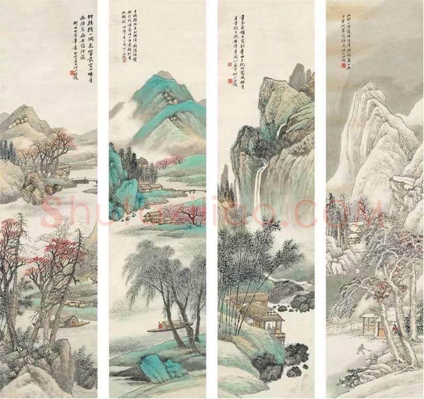汪琨山水画作品欣赏 | 书画百科