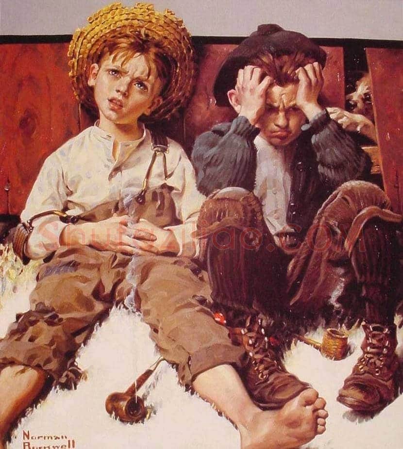 美国插画师|诺曼·洛克威尔作品欣赏 | 书画科普