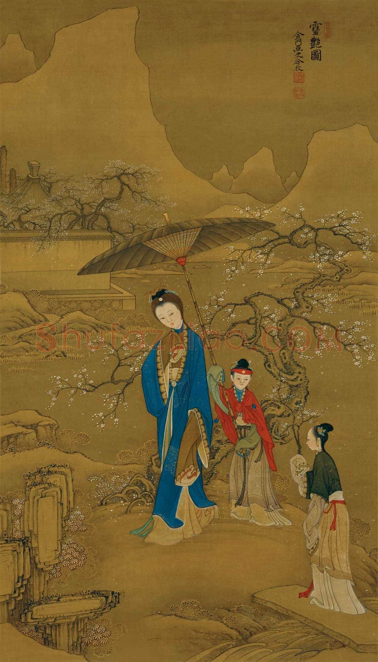 冷枚《雪艳图》图赏 | 著名国画鉴赏