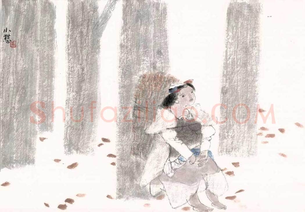 周思聪人物册页图赏 | 著名国画欣赏