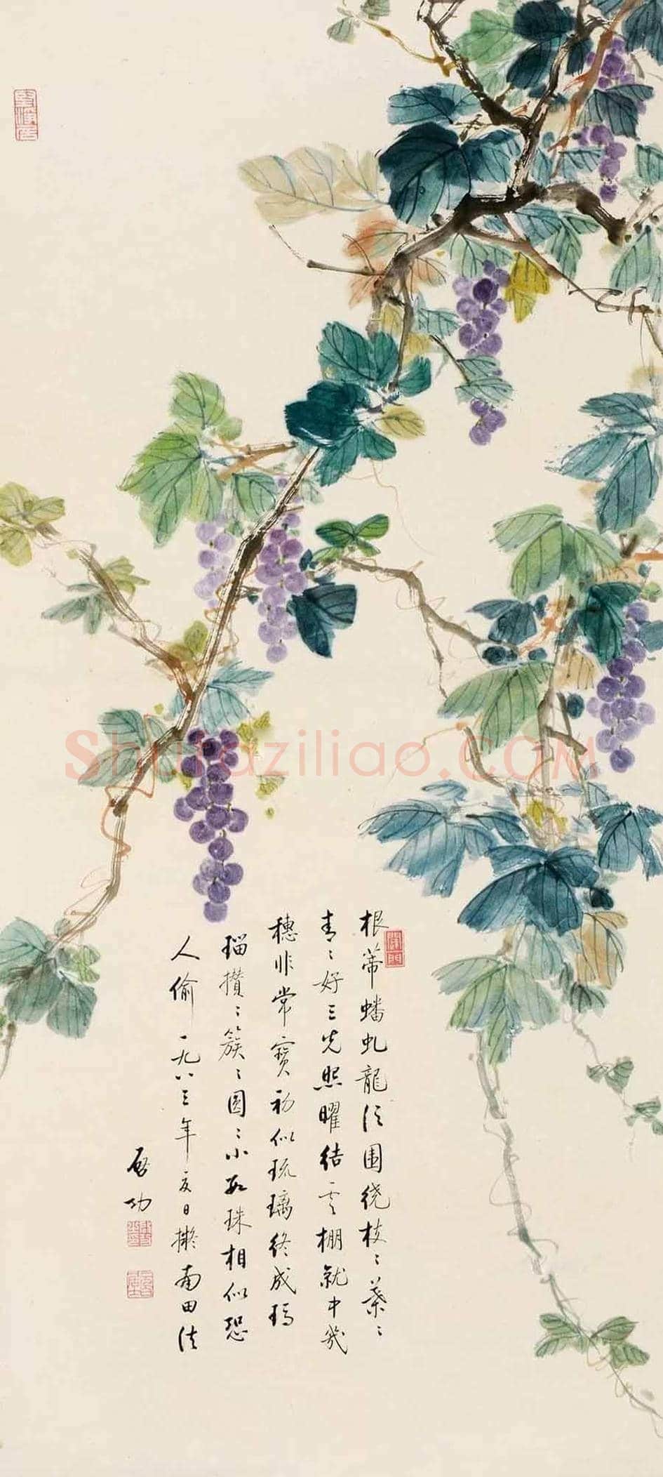 启功花鸟画图赏 | 书画文摘