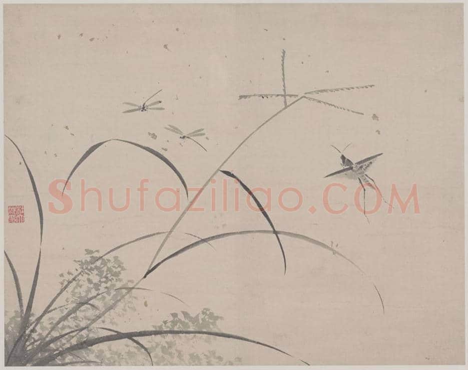 杜大成《花卉草虫图册》图赏 | 传世国画赏析