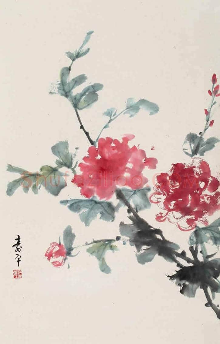 董寿平笔下的牡丹 | 书画讲解