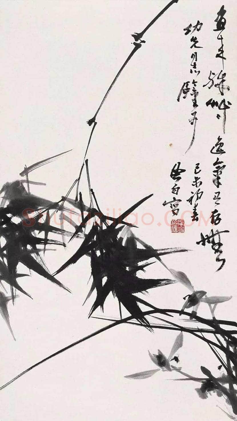 蒋风白兰竹作品欣赏 | 书画讲解
