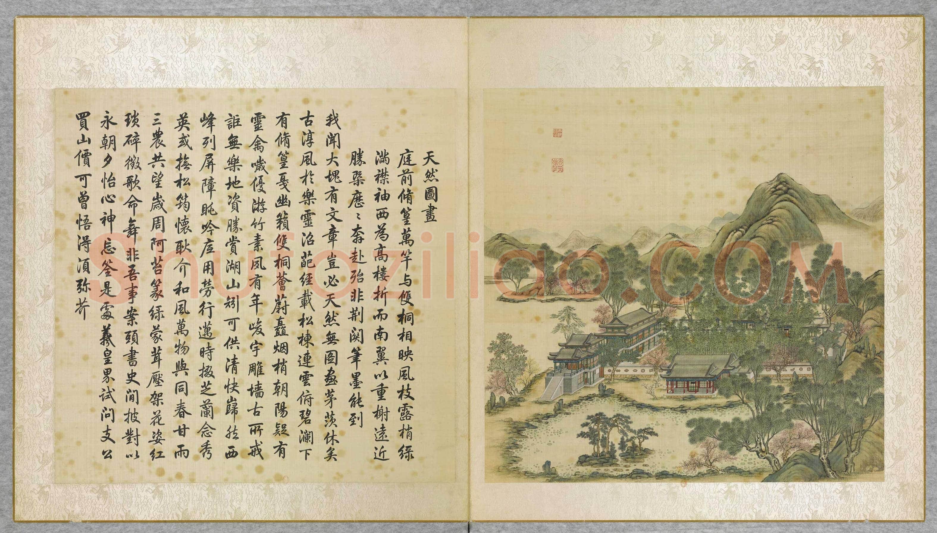 中西合璧 惊艳首呈——郎世宁《天然图画》 | 国画图片