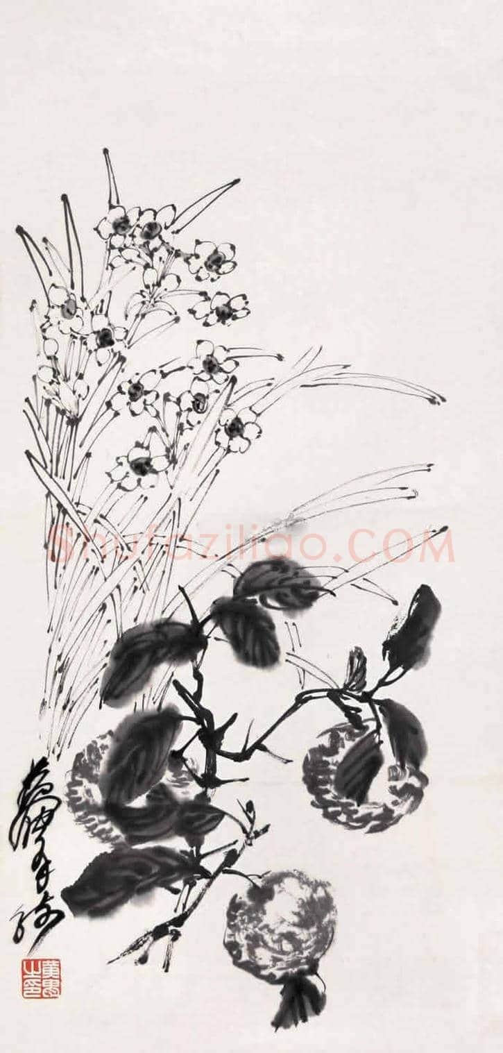 黄胄花卉作品，极少见！ | 书画文摘