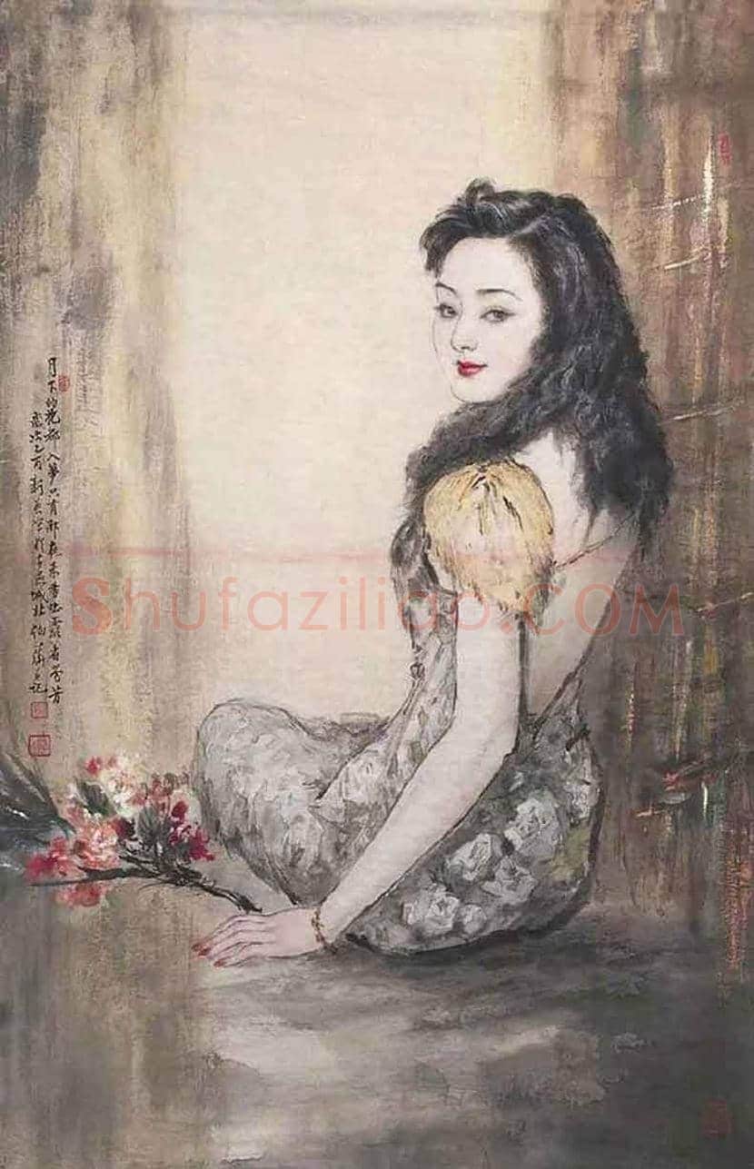 白伯骅笔下的美女 | 书画科普