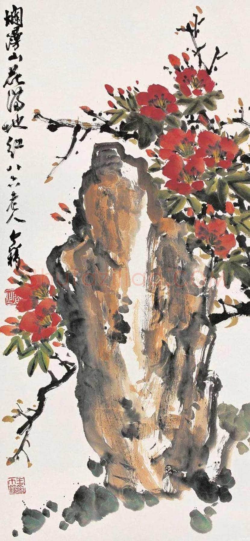 王个簃花鸟画作品欣赏 | 书画文摘
