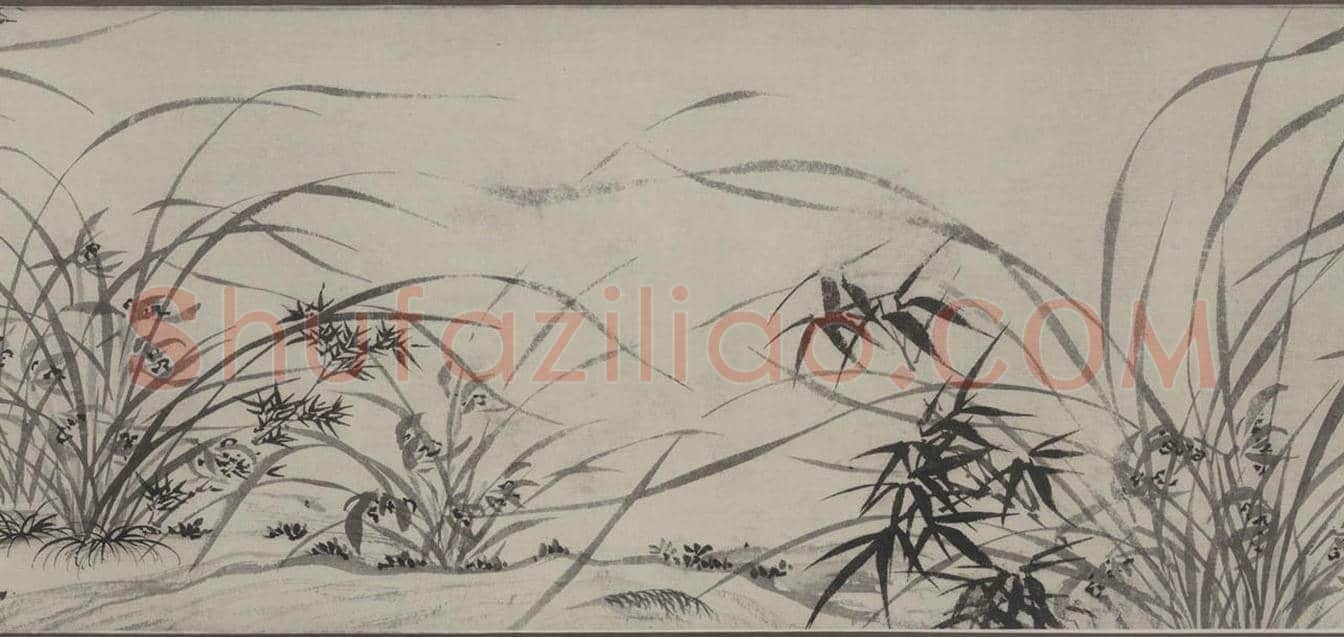 文徵明《漪兰竹石图卷》欣赏 | 书画科普