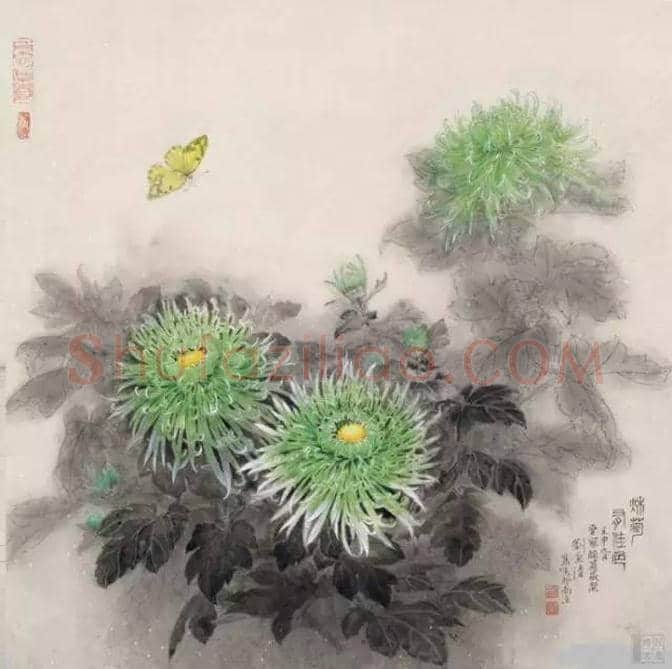 近现代名家画菊48幅！（值得收藏） | 书画知识