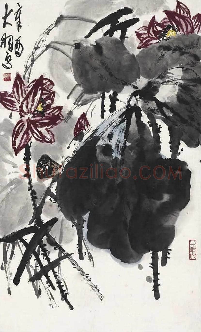 陈大羽荷花作品欣赏 | 书画知识