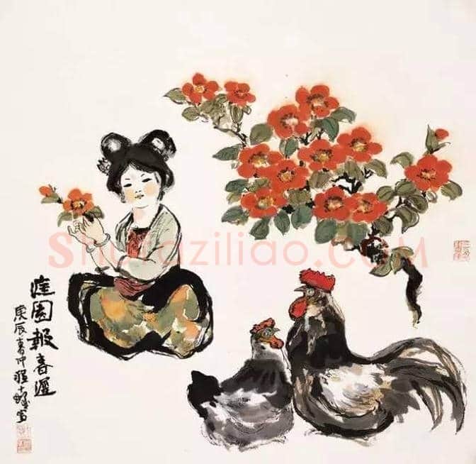 程十发最美人物画欣赏 | 书画知识