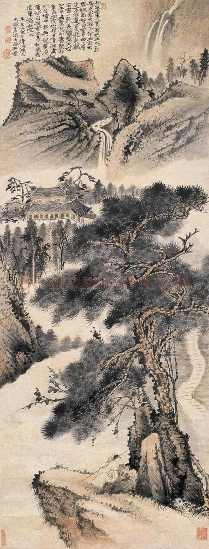 石涛山水画精品欣赏 | 书画常识