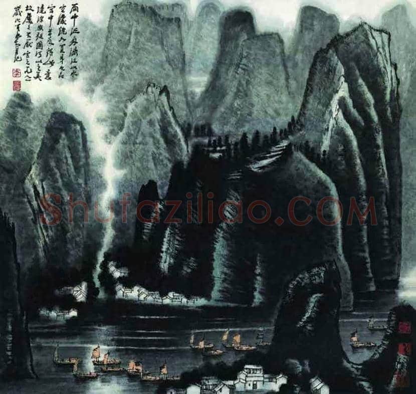 傅抱石等国画名家画里的「雨声」 | 书画常识