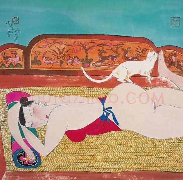 胡永凯作品欣赏-美人依旧 | 书画文摘