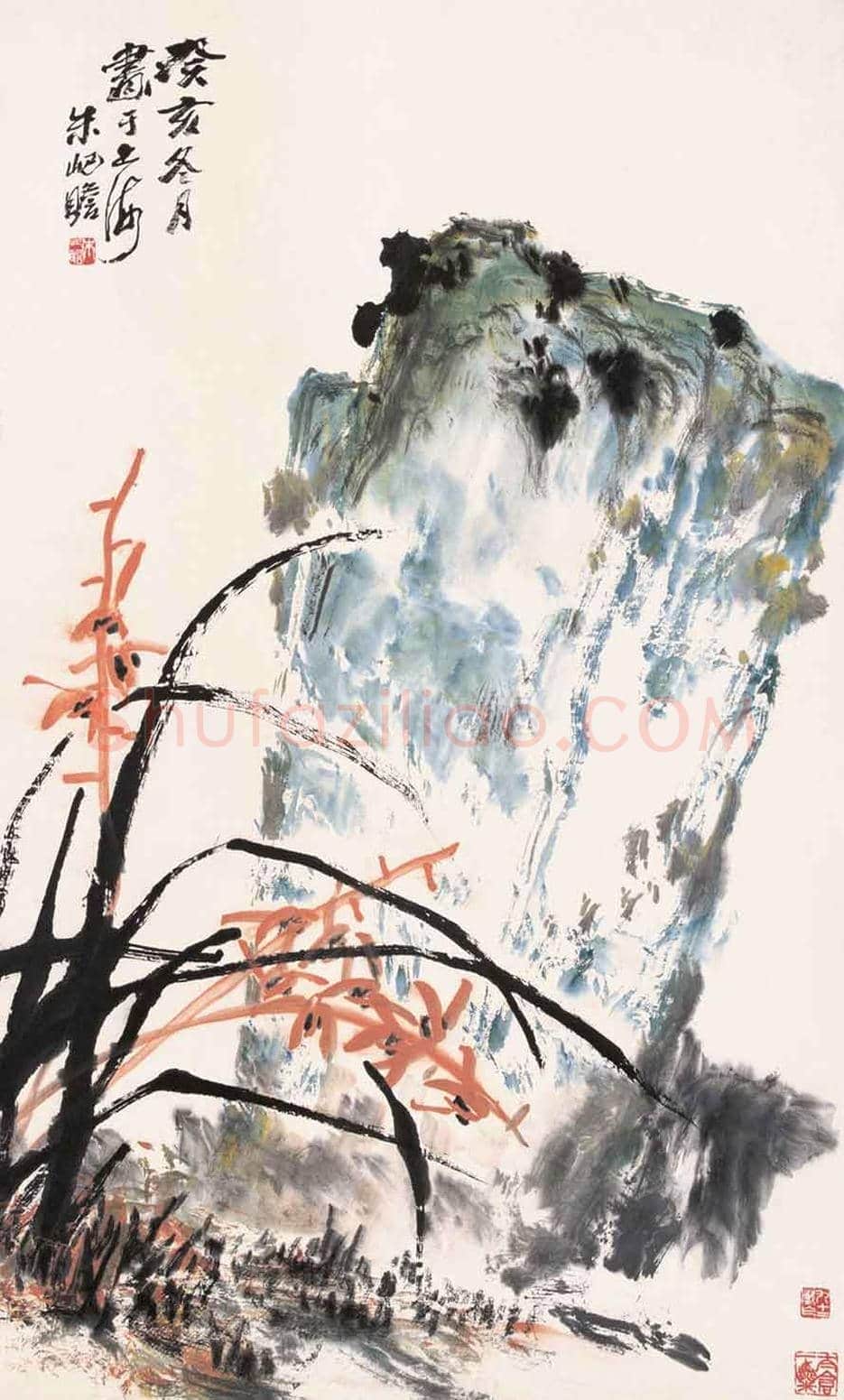 朱屺瞻国画作品欣赏 | 书画科普