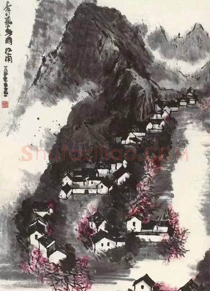 李可染笔下的春色图 | 书画资料